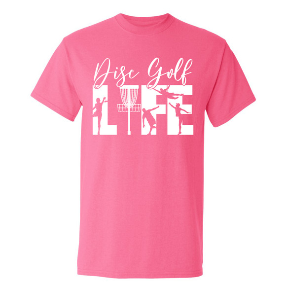 Disc Golf T Shirt DISCGOLF LIFE Discgolfer Discgolfing Shirt - Picture 7 of 16